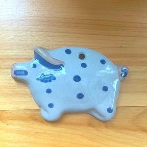M A Hadley ceramic vintage pig ornament